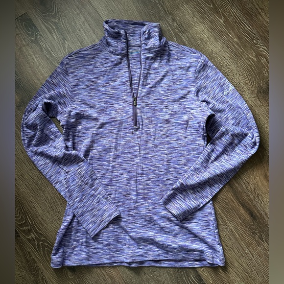 Columbia Purple half Zip Jacket - Picture 2 of 5